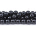 Black Spinel 10mm Natural Round - 15-16 Inch