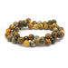 8mm Bumble Bee Jasper   Round - 15-16 Inch