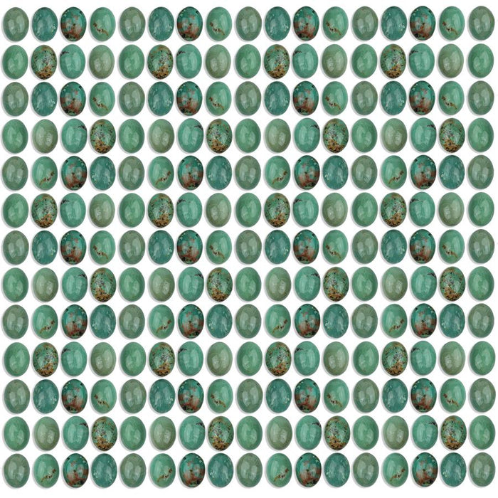 Natural Chinese Turquoise 7x5mm Oval Cabochon