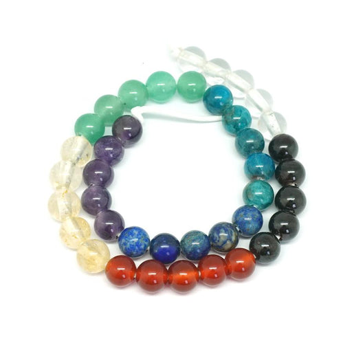 Chakra  10mm Round Large Hole - 15-16 Inch