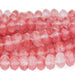 Cherry Quartz 8mm Faceted Rondelle 8-Inch