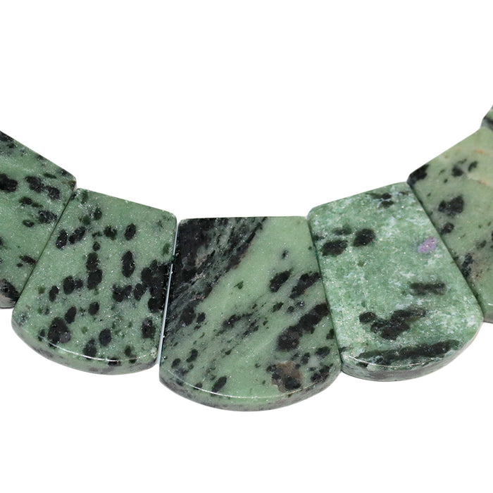 MATTE Zoisite 12x16-18x26mm Tab Collar