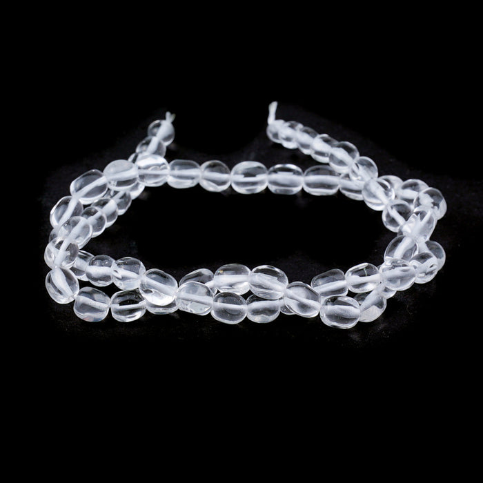 Crystal Quartz 4-9mm Pebble - 15-16 Inch