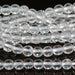 Crystal Quartz 4mm Round 15-16 Inch