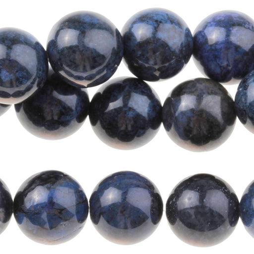 Dumortierite 10mm Round 8-Inch