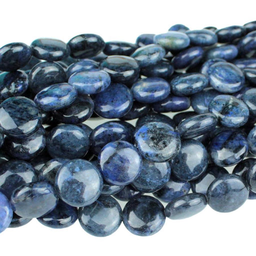 Dumortierite 12mm Coin 8-Inch