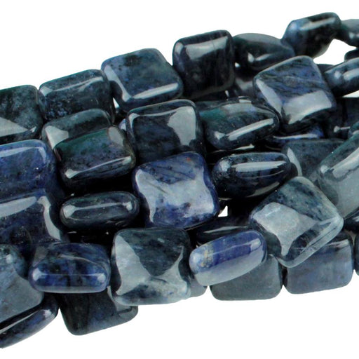 Dumortierite 12mm Square 8-Inch