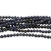 Dumortierite 4mm Round  8-Inch