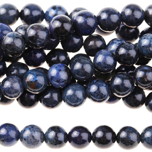 Dumortierite 6mm Round 8-Inch