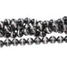 BLACK DZI Agate 10mm Line Pattern 15-16"