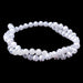WHITE DZI Agate 6mm Line Pattern 15-16"