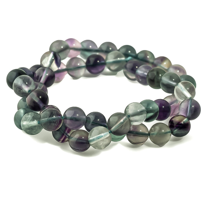 Fluorite 8mm Round A Grade - 15-16 Inch