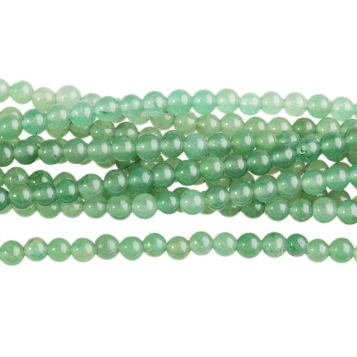 Green Aventurine (AAA) 4mm Round 8-Inch