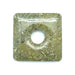 Green Brecciated Jasper  50mm Square Donut - Pendant