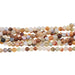 Golden Sage Agate 4mm Round 15-16 Inch