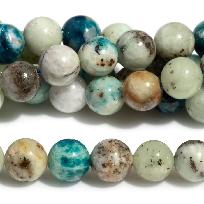 Blue Hackmanite Blue Hackmanite 8mm Round - 15-16 Inch — Dakota Stones