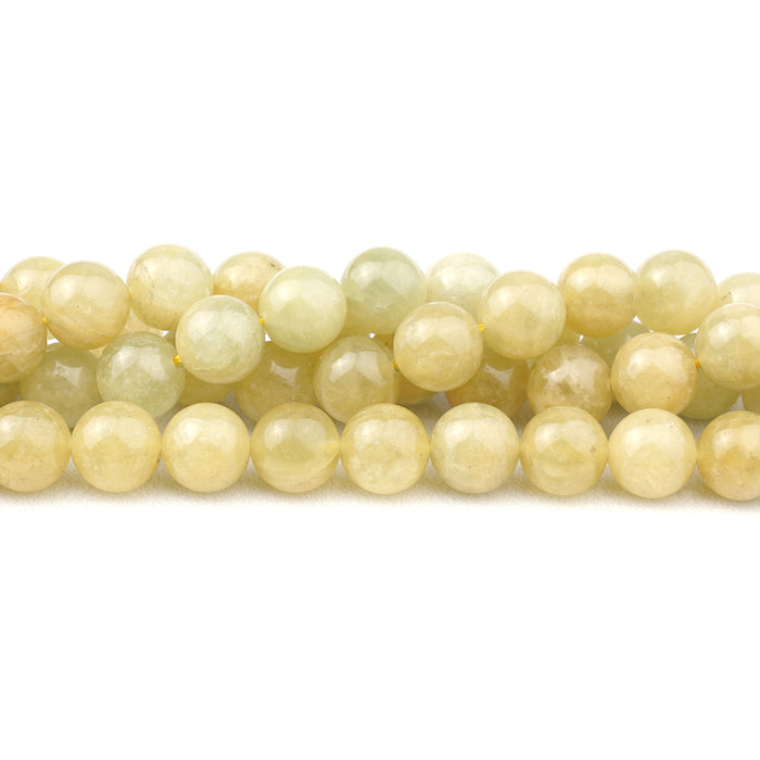 Heliodor 10mm Round Yellow - 15-16 Inch