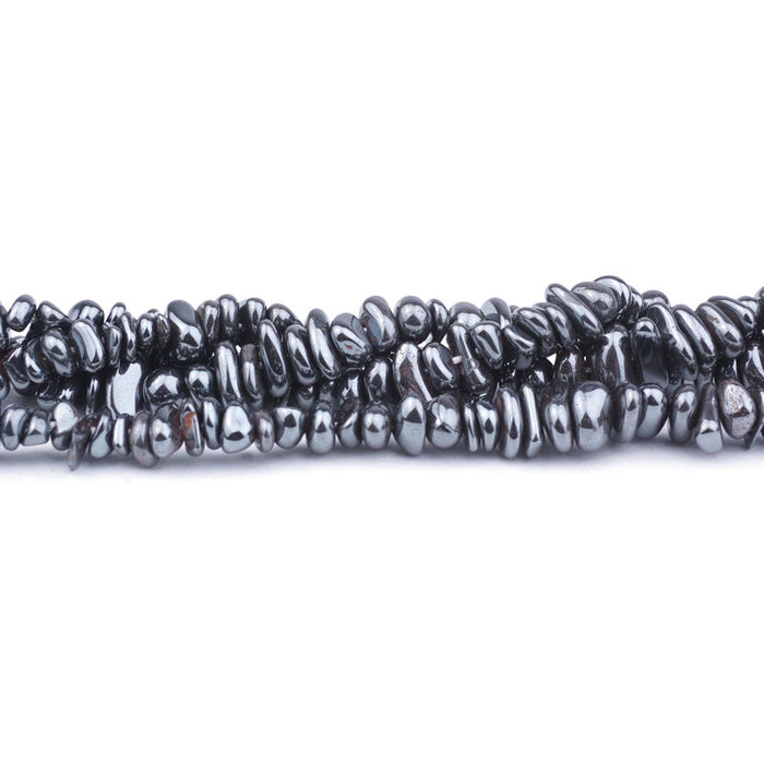 Hematite Coated 6-12mm Chips - 15-16 Inch