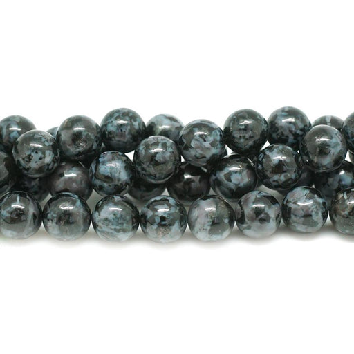 Indigo Gabbro 10mm Round - 15-16 Inch