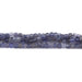 This is a Dakota Stones 4mm Iolite Gemstone strand with natural A grade table-cut cube beads in 15-16 inch strand.