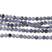 Iolite 6mm Diamond Cut Faceted Coin 15-16 Inch