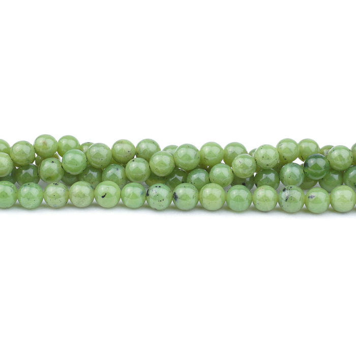 BC Jade Natural 6mm Round - 15-16 Inch