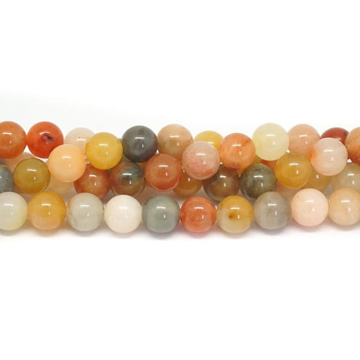 Rainbow Jade (Natural) 8mm Round 15-16 Inch