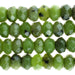 Jade 8mm Faceted Rondelle 8-Inch