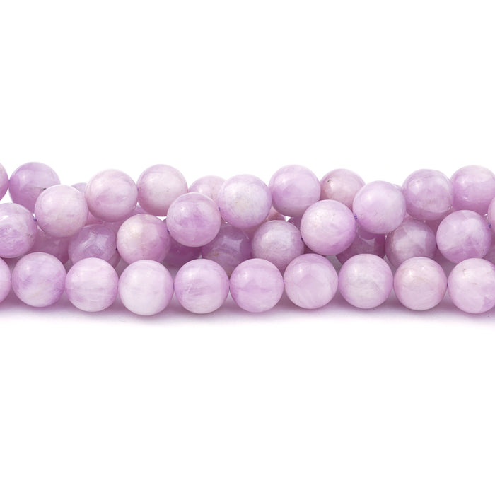 Kunzite 10mm Round A-Grade - 15-16 Inch