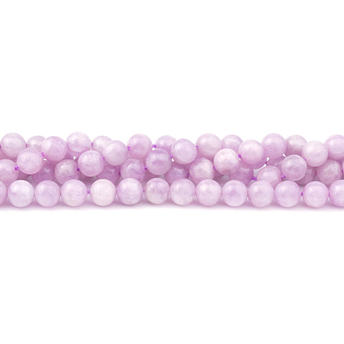 Kunzite 8mm Round A-Grade - 15-16 Inch