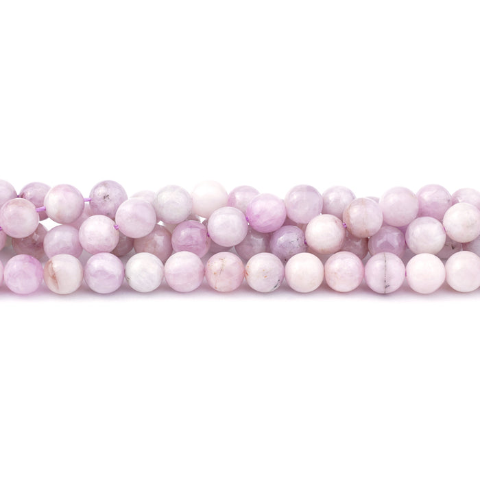 Kunzite 8mm Round Mixed - 15-16 Inch