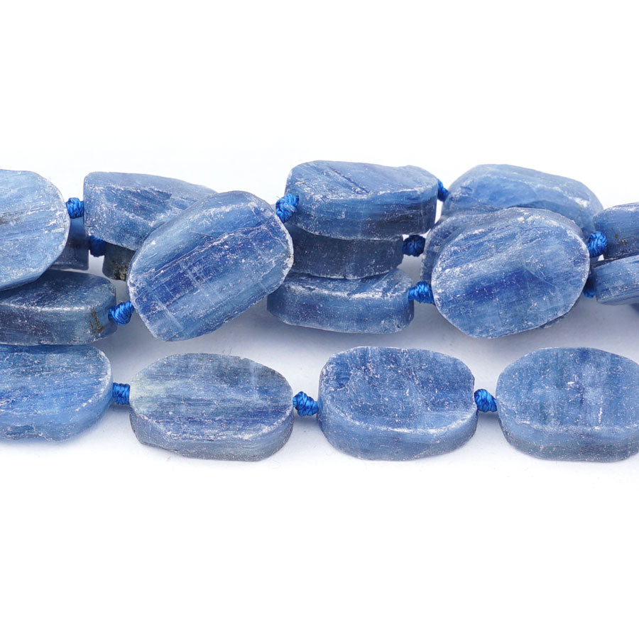 Kyanite Natural 13X18mm Freeform Oval A Grade - 15-16 Inch