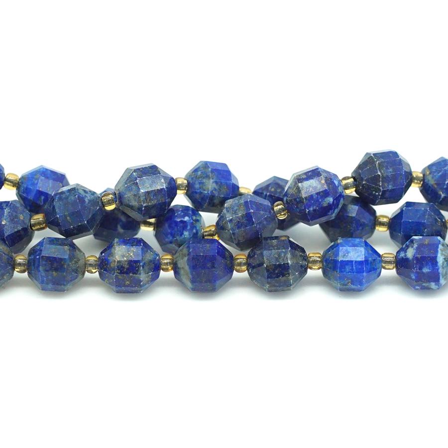 Lapis Faceted 10mm Energy Prism - 15-16 Inch