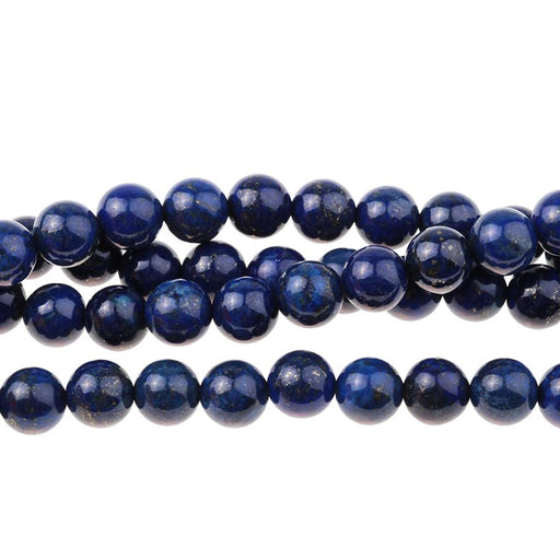 Lapis 10mm Round 8-Inch