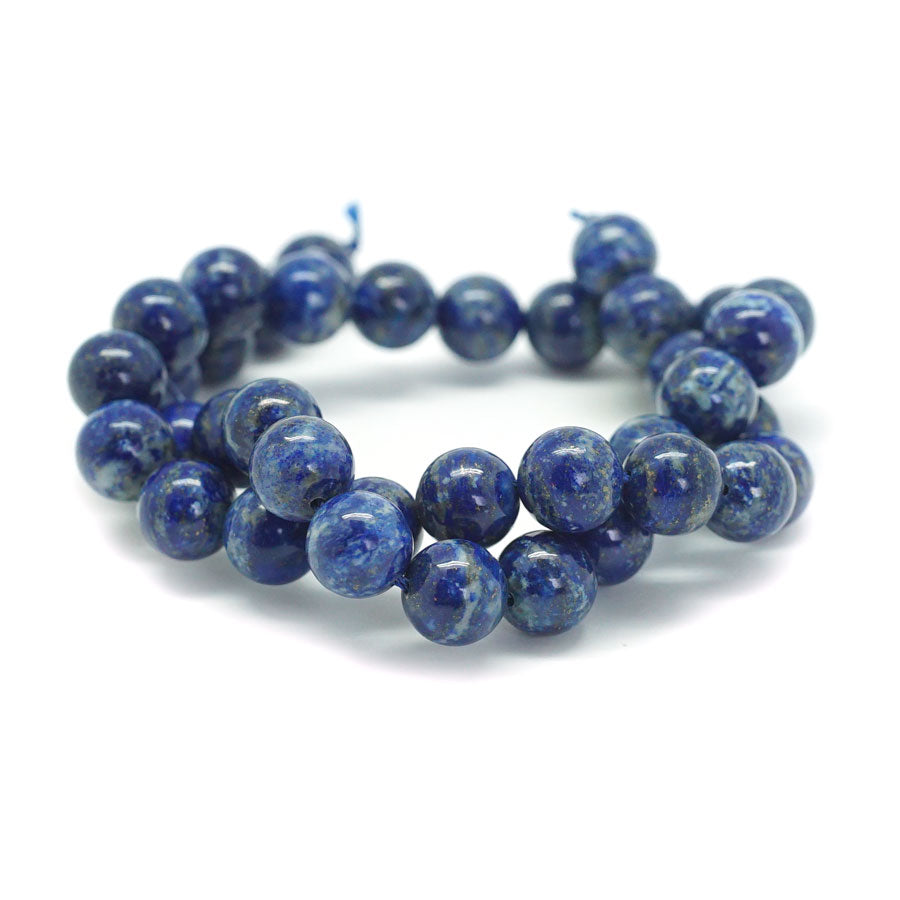 Lapis A Grade 10mm Round - 15-16 Inch