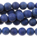 MATTE Lapis 8mm Round 8-Inch