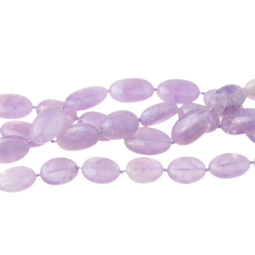 Lavender Amethyst 16x20-24x30mm Tumbled Nugget 15-16 Inch