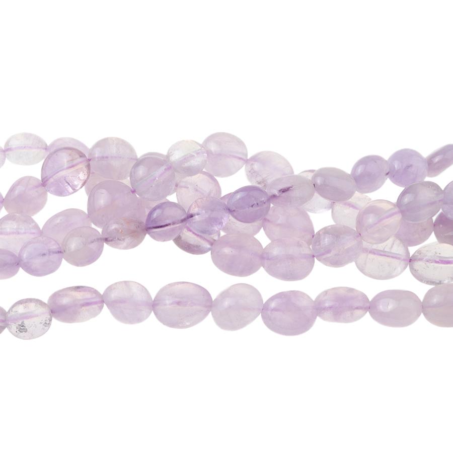 Lavender Amethyst 8x10mm Pebble 15-16 Inch