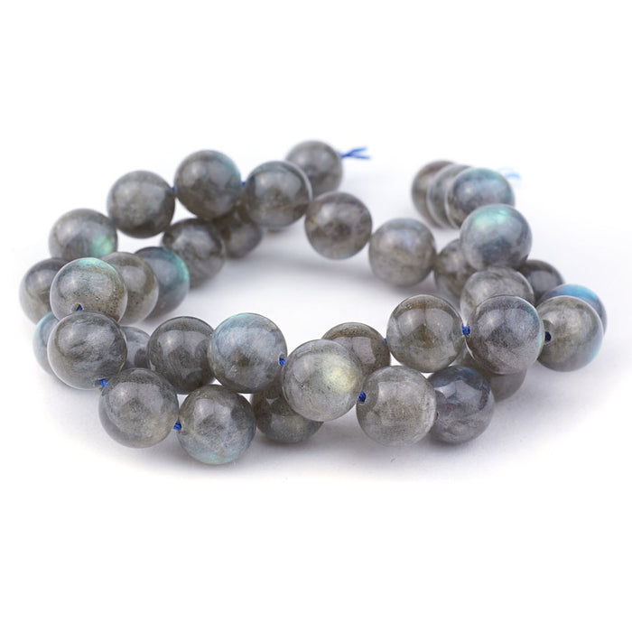 Labradorite Natural 10mm Round A Grade - 15-16 Inch