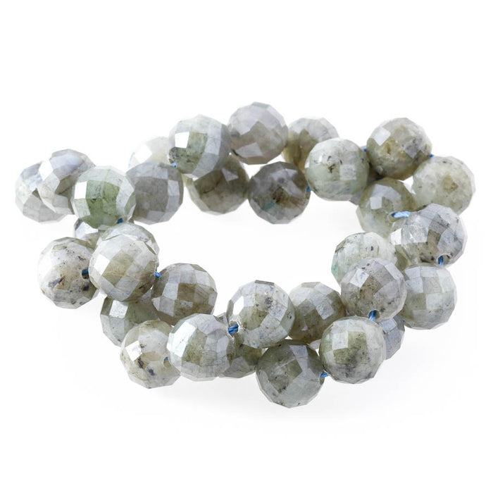 Labradorite Plated 10mm Round Faceted - 15-16 Inch - CLEARANCE