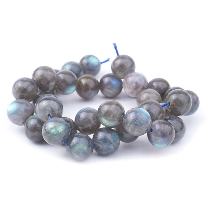 Labradorite 12mm Round AA Grade - 15-16 inch