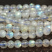 Labradorite (A) 4mm Round 8-Inch