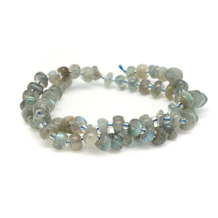 Labradorite 5x8mm Chips - 15-16 Inch