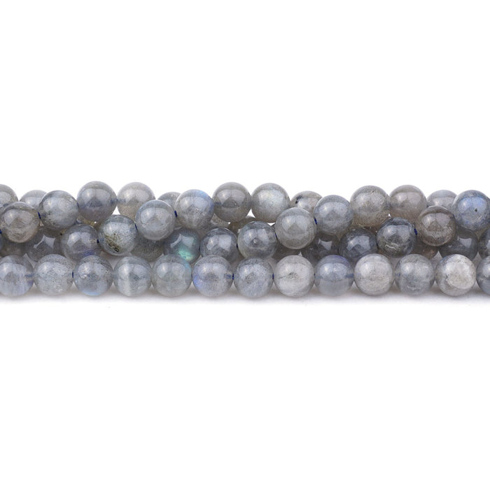 Labradorite 6mm Round A Grade - 15-16 Inch