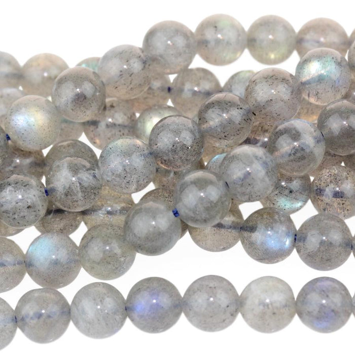 Labradorite 6mm Round AA Grade 15-16 Inch