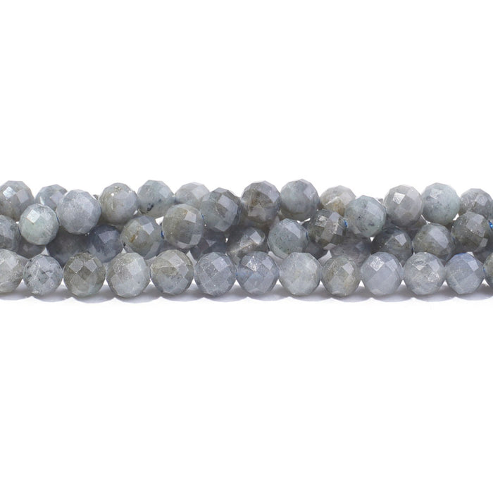 Labradorite 6mm Round Faceted - 15-16 Inch