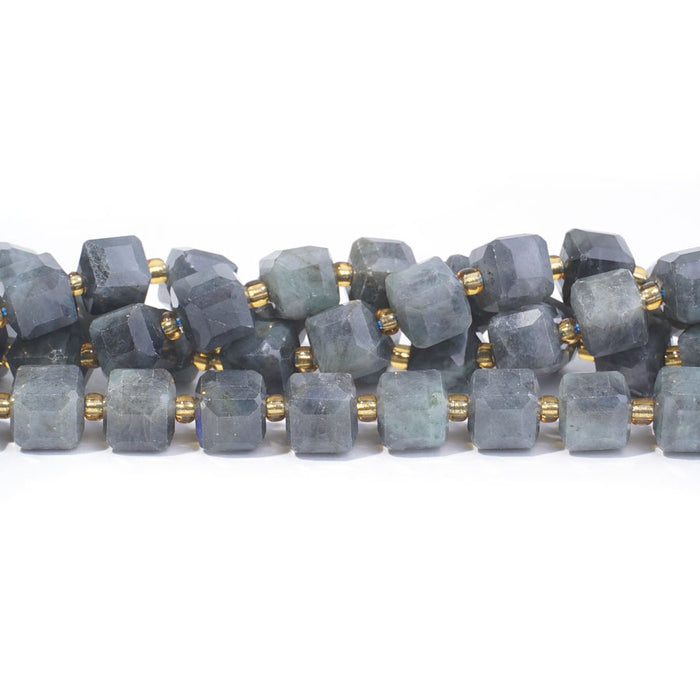 Labradorite 7mm Cube Table Cut - 15-16 Inch