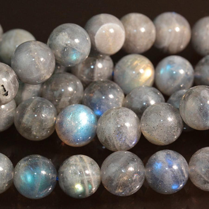 Labradorite 8mm Round AA Grade 15-16 Inch