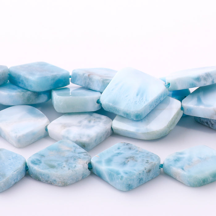 Larimar  13-18mm Slice - 8-inch