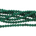 Green (dyed) Lava 6-7mm Round 15-16 Inch